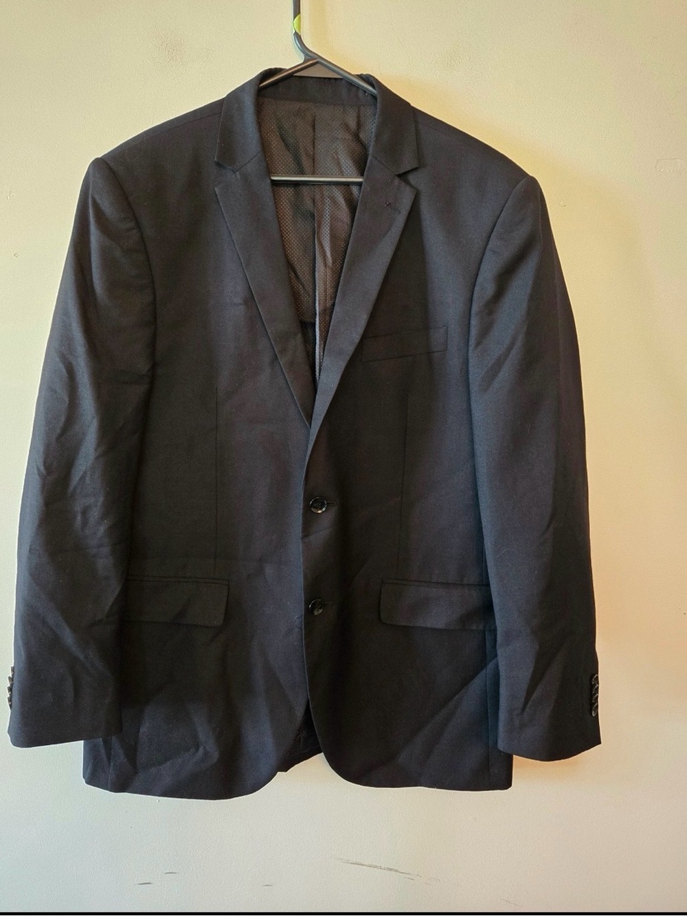 Mazari Black Blazer Sport Coat 42R Mens